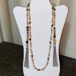 NWOT Lariat Necklace 50” Long